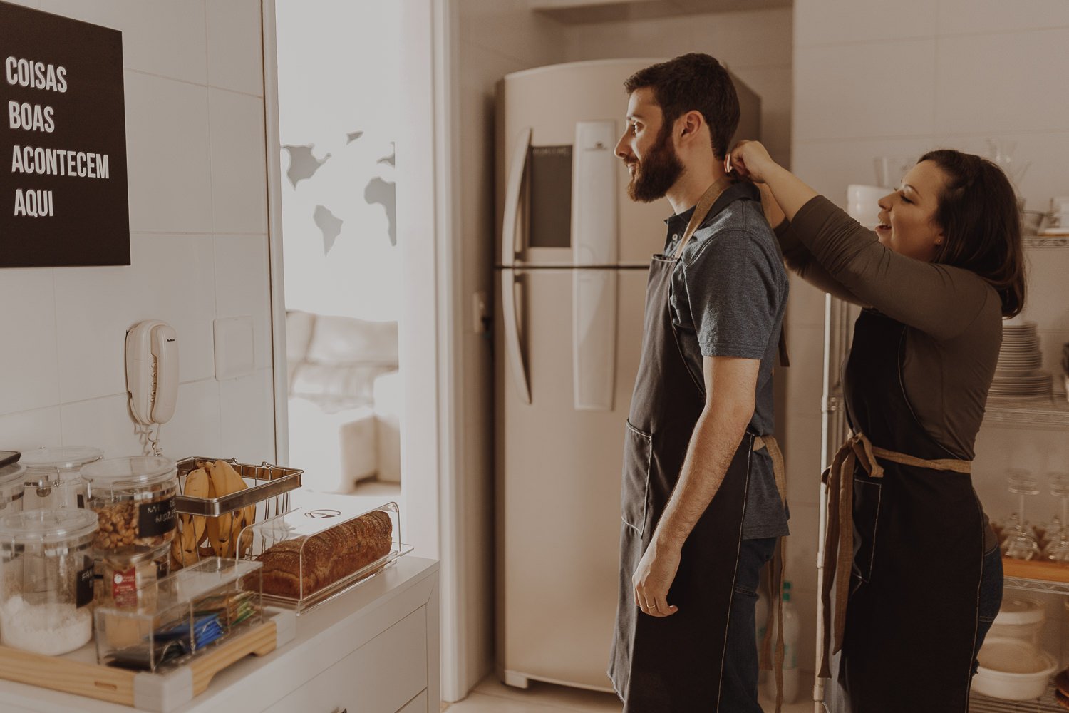 Couple Cooking