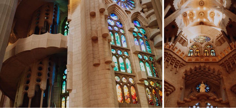 Inside La Sagrada Familia 