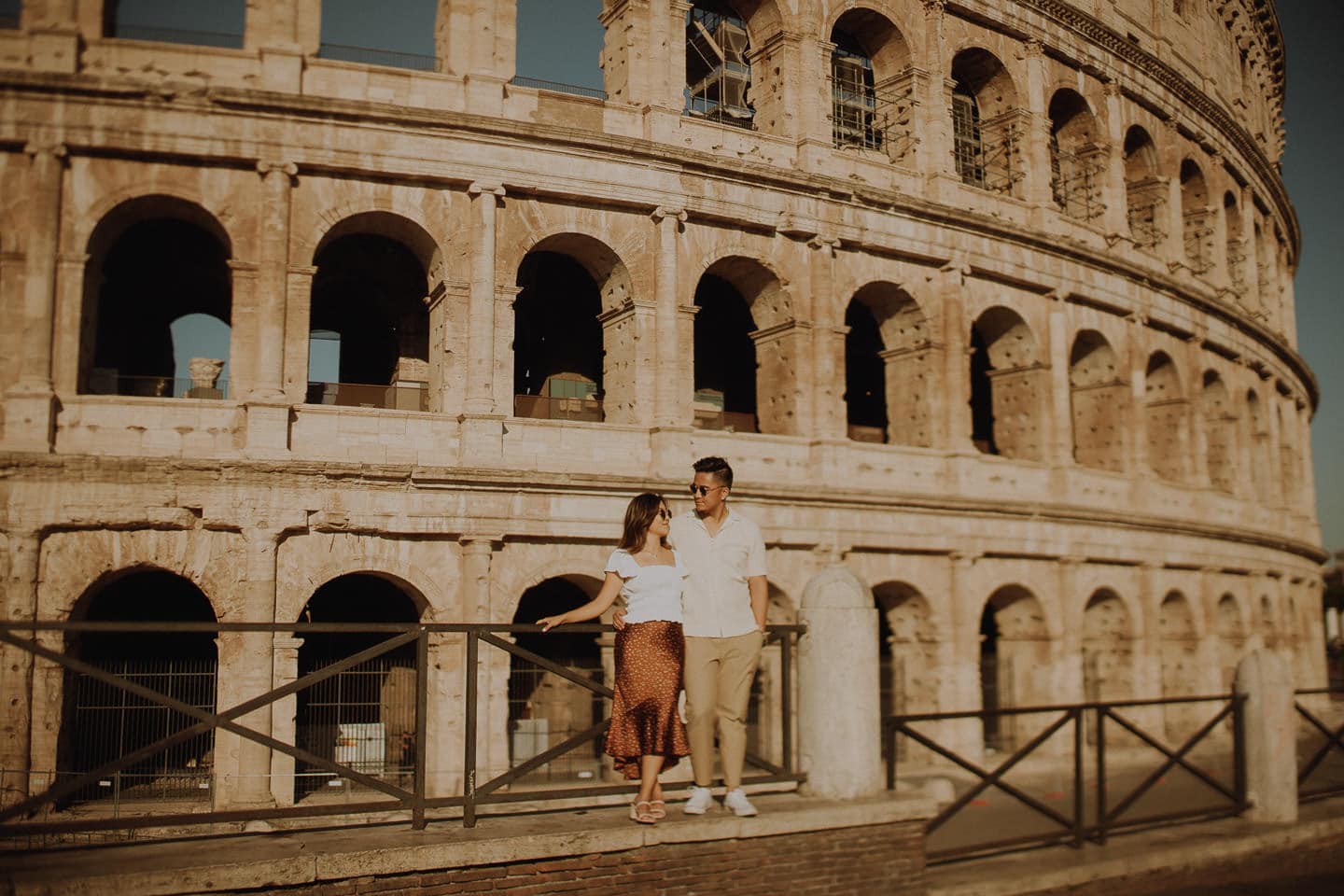 rome engagement session