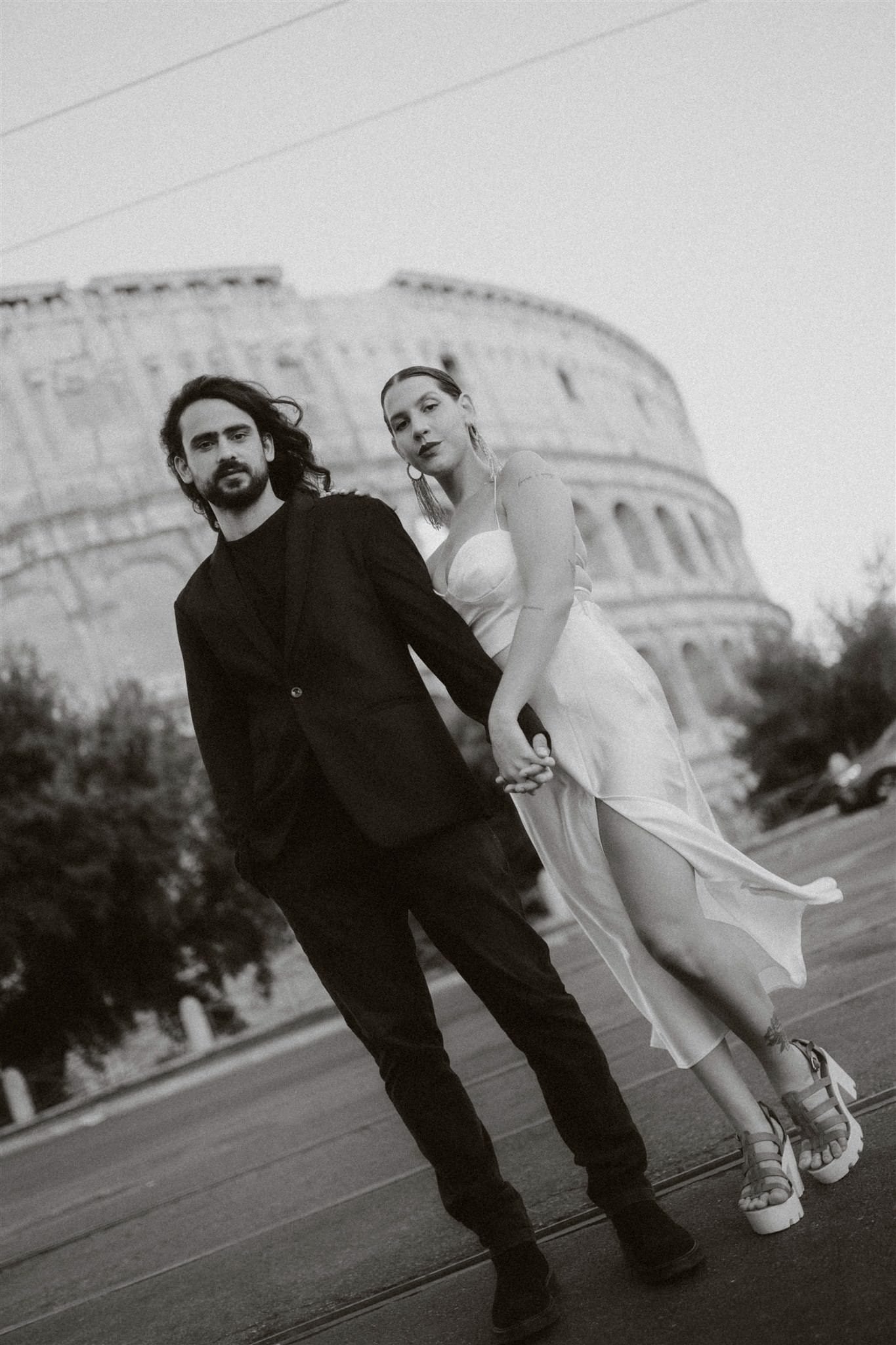 rome elopement wedding